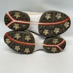 NIKE AIR Womens Golf Shoes Summer Lite Tan Mesh Rubber Cleats Size 7 EUC Clean!